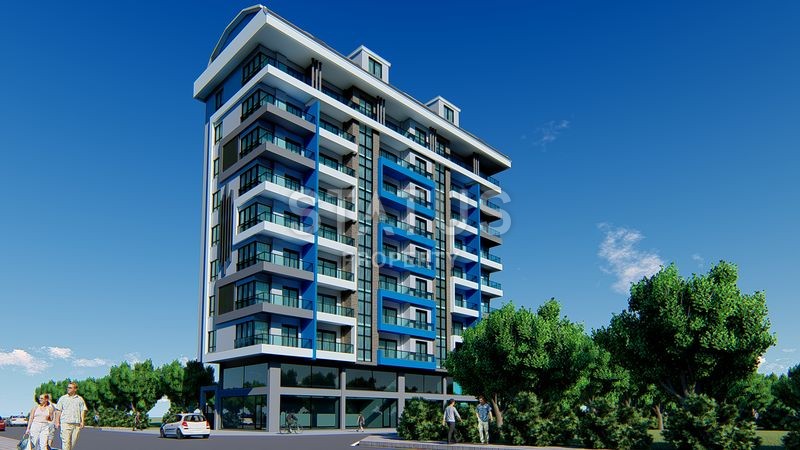 Apartments 1+1 and 2+1 in a complex at the excavation stage in Mahmutlar. фото 15